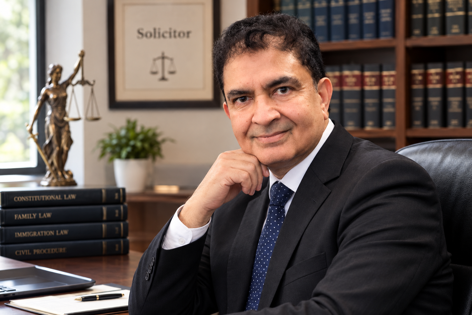 Muhammad Arshed, Solicitor of England and Wales.